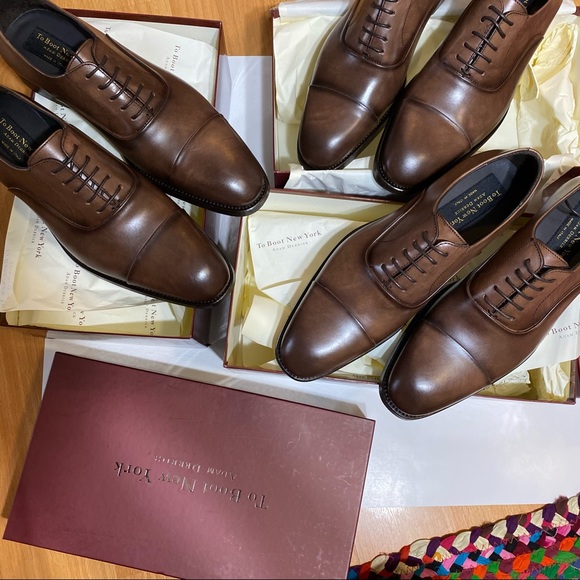 To Boot New York Brown Leather Men's Oxford - Picture 6 of 8